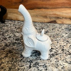 Pottery Barn Ceramic Elephant Creamer